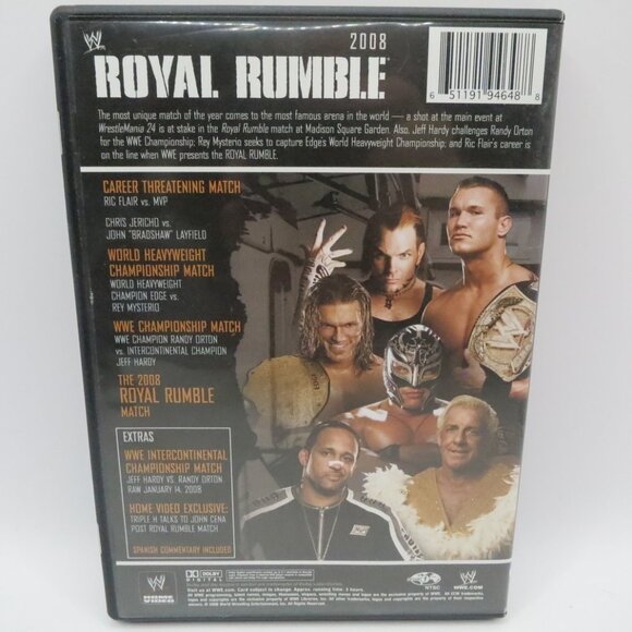 Royal Rumble 2008 DVD WWE John Cena - Picture 2 of 4